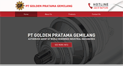 Desktop Screenshot of goldenpratama.com